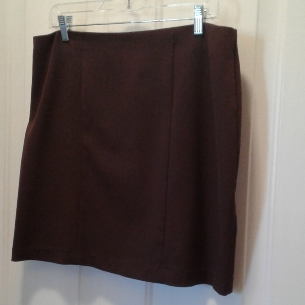 Sag harbor brown skirt size 12